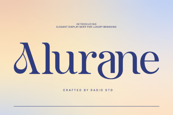 Alurane: The Elegant Serif for Premium Brand Identity