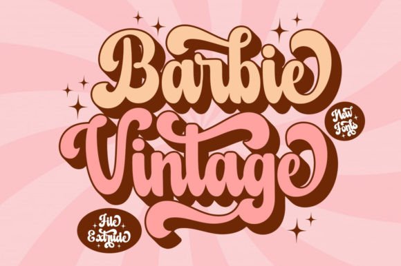 Barbie Vintage Extrude: Instant Retro Charm for Your Projects