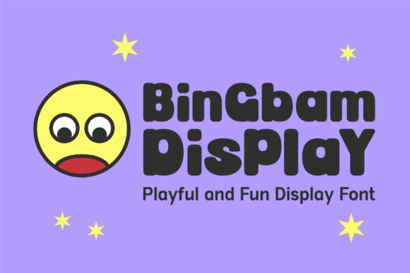 Bingbam Display: A Creative Font for Bold Projects