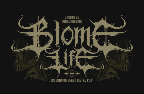 Blome Life: A Fiery Blackletter for Bold Branding