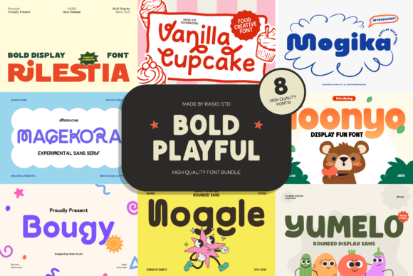 Bold Playful Bundle: Fonts That Make Design Fun