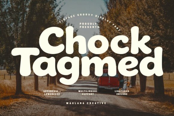 Chock Tagmed: A Retro Typeface with Modern Charm