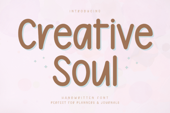 Creative Soul: The Soft, Minimal Handwritten Font for Calm Design