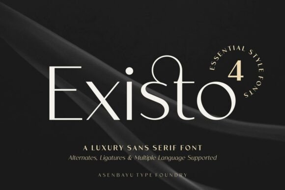 Existo: A Typeface That Balances Modern Clarity with Timeless Style