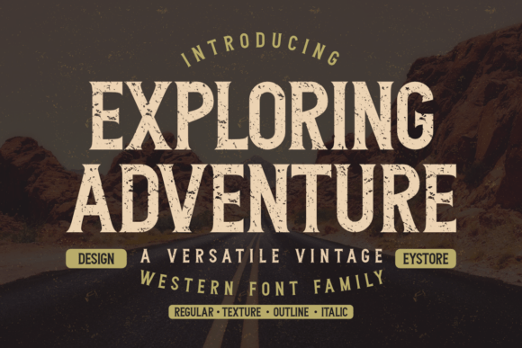Exploring Adventure: A Font for the Bold and Timeless