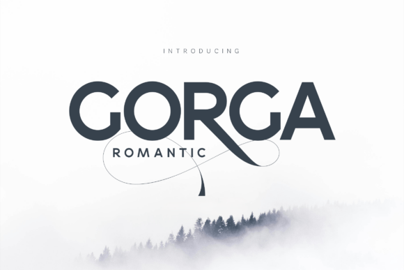 Gorga Romantic: A Modern Typeface with a Flair for Elegance