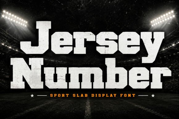 Jersey Number: The Display Font for Athletic Branding