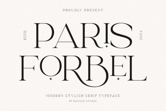 Paris Forbel: A Serif Font with Romantic Luxury
