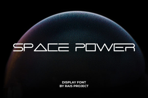 Space Power: A Futuristic Font for Modern Design Projects