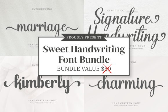 Sweet Handwriting: The Charm of an Elegant Script Font