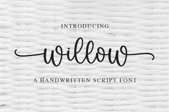 Willow: The Elegant Handwritten Font for Modern Designs